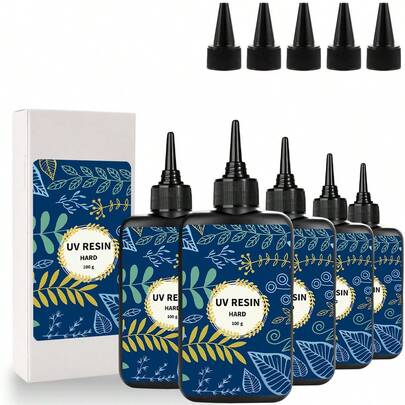 UV树脂，超透明，高硬度，低气味，预混型，快速固化，适用于珠宝制作、DIY工艺装饰和涂层。