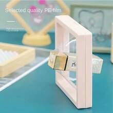 10pcs Clear Floating Jewelry Boxes With Black Borders - Dustproof, Moisture-Resistant, Stackable Storage Organizer - PE Plastic Film Display Cases For Necklace, Bracelet, Earring, Ring - Ideal For Jewelry Store, Home, Gift Packaging, Jewelry Organizer Storage, Personal Item Organizer, Square Display Case, Highquality Plastic, Home Organization, Sleek Packaging, Sturdy Construction, Boutique Owners