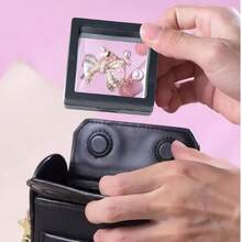 10pcs Clear Floating Jewelry Boxes With Black Borders - Dustproof, Moisture-Resistant, Stackable Storage Organizer - PE Plastic Film Display Cases For Necklace, Bracelet, Earring, Ring - Ideal For Jewelry Store, Home, Gift Packaging, Jewelry Organizer Storage, Personal Item Organizer, Square Display Case, Highquality Plastic, Home Organization, Sleek Packaging, Sturdy Construction, Boutique Owners