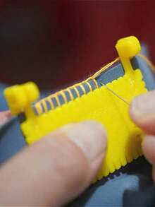 1/2 Pieces Clamp-On Sewing Tool - Durable Plastic Edge-Locked Knitting Tool, Detachable, Good Fixation Effect, Suitable For Beginners And The Elderly, Used For Garment Sewing, Fabric Repair, Clothing Maintenance, Manual Assistance For The Elderly, Precision Sewing Equipment, Durable Plastic Tool, DIY Hand Sewing Accessories, Ergonomic Design, Smooth Surface - Multicolor - View 8