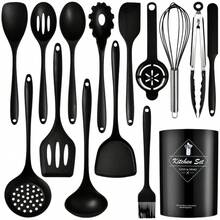 15/32pcs Silicone Cooking Utensil Set - Heat Resistant Up To 446°F, Kitchen Tools Include Tongs, Spatula, Spoon, Brush, Whisk, Small Gadgets, Suitable For Non-Stick Pans, Dishwasher - Multicolor - View 4
