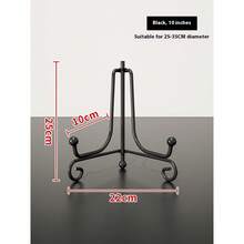 1pc Iron Display Rack, Metal Easel Frame, Gold Color Small Iron Art Display Stand, Can Display Cards, Cookies, Decorative Plates, Artworks