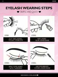 6 Pairs Manga Lashes Eye Lashes Faux Mink Eyelashes Eye Eyelashes Natural Full False Eyelashes Cosplay Travel Essentials Makeup Tools (8-15) Strip Lashes, Lashes, Eyelashes, Lashes - Đen 3 - Xem 8