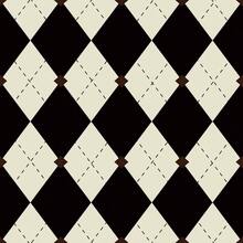 Retro Checkered Peel And Stick Wallpaper Black And White Wallpaper Vintage Plaid British Geometric Wall Paper Bathroom Kitchen Cabinet Contact Paper 17.3x78 - 17.3 英吋 x 78 英吋 + 黑色/白色 - 查看 9