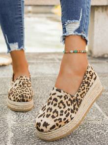 Sandalias de cuña tejidas a mano para mujer para exteriores, nuevos zapatos planos de estilo bohemio con plataforma y suela gruesa de moda