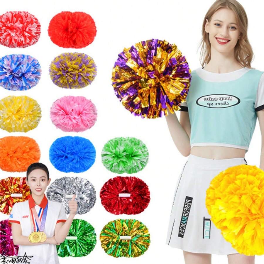 Cheerleading Pom Poms, For Cheering Squad, Sports Competitions, Dances