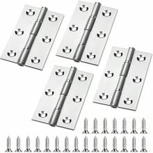 Bisagras para Puerta de Acero Inoxidable, 4 piezas Bisagras de puerta de hardware para puertas de armario (2,5 pulgadas) - 2 pulgadas - Ver 10