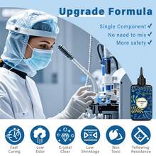 UV Resin, Super Transparent, High Hardness, Low Odor, Pre-Mixed, Fast Curing, Suitable For Jewelry Making, DIY Crafts Decoration, And Coatings. - UV Resin - View 2