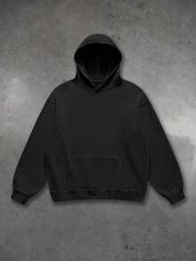"Jesus Is King" Religious Graphic Hoodie Men's Hoodies, Printed Hoodies, Unisex Hoodies And Casual Hooded Sweatshirts. Featuring A Casual Style Design And Comfortable Fit - Simply Fantastic! Such Lovely Printed Hoodies, Vintage-Style Hoodies (250g Polyester Fiber), Graphic Hoodies, Unisex Y2K-Style Hooded Sweatshirts - 黑色 - 查看 3