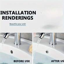 Conjunto de 4 elegantes tampas de ralo para pia com botão decorativo - à prova de vazamentos, fáceis de instalar, para banheiro e cozinha, acessório moderno para pia.