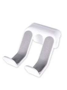 1pc/2pcs Universal Headphone/Controller Holder Hanger Stand, Wall Mounted Earphone Display Rack For Home Office Dormitory - Clear - View 5