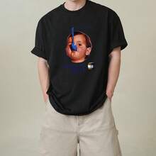 American Cotton Round Neck Short Sleeve T-Shirt For Men