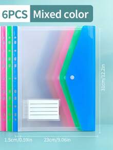 Portable File Bags,A4 Size High Capacity Loose Leaf File Bags(Hold 200 Sheets Of 70g Paper),Plastic Envelopes Binder Pocket 11 Holes Expandable Binder Folders For 2/3/4 Ring Document Pouch With Snap Button & Label Loose-Leaf Transparent For School Home Office (Side-Opening) Modern PP Material, 11 Holes Binding Rings, Expandable Buttons, Label Pockets Craft Supplies Portable Design