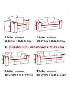 1 buah Sarung Sofa Sutra Susu Bermotif, Desain Tepi Bergelombang, Cocok untuk Sofa 2/3/4 Dudukan, Sepanjang Musim, Tahan Noda, Ramah Hewan Peliharaan, Dekoratif untuk Ruang Tamu - MultiWarna - View 3