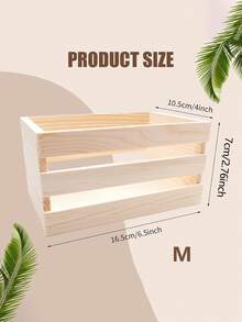 1/3pcs Small Wooden Storage Box, Suitable For Desktop Organization, Stackable Mini Plastic Storage Box, Suitable For Home Office Storage Rack, Small Storage Basket Container