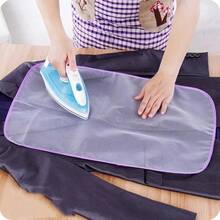 3pcHeat Resistant Ironing Pad - Protective Insulated Mat For Ironing, Prevents Burning Issues, Easy To Clean, Fits Most Standardrons, Essential Home Supply, For Delicate Fabrics Protection|Transparent Mesh Design