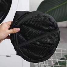 1 件大容量透明洗衣篮，洗衣篮，折叠脏衣服收纳篮，卧室浴室收纳篮。 - 米色 - 查看 10