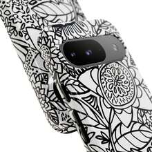 Tough Phone Case, Flower Graffiti Doodle For Samsung S25 24 23 17 16  15 Pro Max Case 14,  13 Cases, 12, 11 High-Quality Must-Have With|Does Not Affect Portable Charger| Can Be Placed In Phone Holder Car| Men Women Girly Gift - 混色 - 查看 7