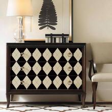 Retro Checkered Peel And Stick Wallpaper Black And White Wallpaper Vintage Plaid British Geometric Wall Paper Bathroom Kitchen Cabinet Contact Paper 17.3x78 - 17.3 英吋 x 78 英吋 + 黑色/白色 - 查看 4