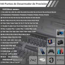 Juego de Desarmadores, Kit de Desarmadores para PC 154 en 1, Destornilladores de Precisión Kit de Herramientas para Computadora Laptop Macbook Celulares - Gris - Ver 7
