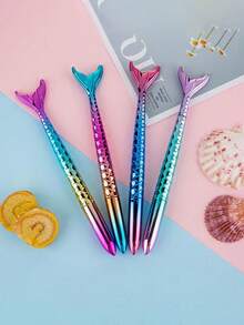 Cartoon High-Quality Mermaid Tail Shaped Ballpoint Pen
