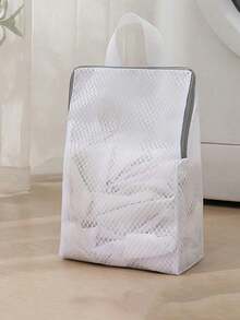 1 pieza Bolsa de lavandería 3D, Bolsa de malla dedicada a la lavadora antideformación, Bolsa de red de lavandería grande, Bolsa para lavar a mano sujetador y lencería - Multicolor - Ver 4