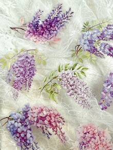 20pcs/Pack Vintage Flower PET Stickers, Multi-Size, For Scrapbooking, DIY Crafts, Photo Album Decoration - Multicolor - View 10