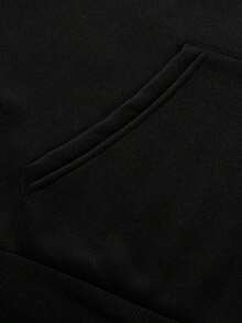 (250g Thick Polyester Hoodie) Men's Casual Long Sleeved Pullover Hoodie, Fun Letter Spider Web Pattern T-Shirt, Y2K Streetwear, Boyfriend And Husband's Gift, Best Gift For Autumn And Winter SeasonY2Y-W-Sudaderas - 黑色 - 查看 3