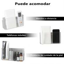 EstiloTendenciaSoporte Para Control De Remoto Pared, Porta Controles TV Pared, Grande, Desmontable, Para TeléFono, Control Remoto, CosméTicos, PequeñOs ArtíCulos, Para Estar, HabitacióN, BañO, Hogar, OficinaCalidad PremiumVersióN Mejorada - 1 - Ver 7
