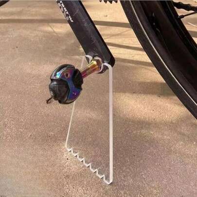 Soporte portátil para bicicleta , ajuste de limpieza, reparación de accesorios para bicicleta de montaña, soporte acrílico transparente