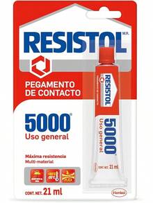 Resistol No Más Clavos Cinta, cinta adhesiva instantánea, cinta doble cara para uso en interiores y exteriores, adhesivo para ensambles, cinta de 19mm x 1,5m, 120 kg - Cinta de Montaje + Resistol 5000, pegamento - Ver 6