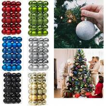 36 PCS Box 3CM Christmas Xmas Tree Balls Bauble Hanging Home Party Ornament.Attention This Product Belongs To Handicrafts With Slight Dirt, Dust, Offset Printing, And Glue Overflow Small Scratches Are A Normal Phenomenon Of This Product Does Not Affect Aesthetics And Usability Caution For Those Who Mind Home Decor Christmas Decorations Room Decor Winter Christmas Decorations Home Christmas Gifts Christmas Decor - Multicolor - View 5