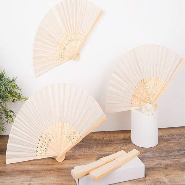 1 pieza Accesorio de novia para fiesta de boda Paraguas/Abanico de papel