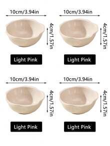 1 Stück/2 Stücke/4 Stücke kreative keramische Blumen-Rand Dip-Schälchen, hochwertige Fondue-Platte, Gewürz-Schälchen, Vorspeisen-Teller, Gewürz-Schälchen