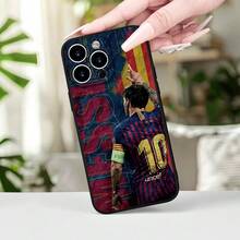 Simple Messi 10 Barcelona jersey wallpaper picture UV Print Print All-black phone case for Phone17 Pro MAX/11/12/13/14/15/15 Pro/15 Plus/15 Pro Max/X/XS Max/XR/11 Pro/12 Pro/13 Pro/14 Pro/12 Mini/13 Mini/11 Pro Max/12 Pro Max/13 Pro Max/14 Pro Max/14 Plus/6/6s/6 Plus/7/8/16 Pro/16 Plus/16 Pro Max  Galaxy A54/A14/A12/A13/A15/A32/A33/A24/A52S/S20/S21/S22/S23/S24/S23 Plus/S24 Ultra/S25/A15/A33/A23 Android phone case, essential for daily commuting, MagSafe support, less yellowing, Halloween gift, Virgin Mary Day sticker image UV printing, Independence Day gift, Christmas wallpaper image UV printing, Valentine's Day gift, Birthday gift for friends and family - Negro - Ver 2