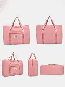 64L Ultra Large-Capacity Foldable Lightweight Travel Storage Bag, Portable Waterproof Packing Luggage Bag, Travel Fitness Handbag, Quilt Clothes Storage Bag, Perfect For Travel And Dorms, Bedroom Accessories School Supplies Back To School Dorm Essentials Travel Bag For Business For Vacation Holiday Large Capacity Multifunction Travel Duffel Bag Unisex Weekender Bags