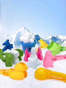 Winter Snowball Tongs, Snow Play Tools, SnowbalI Fight Props, Outdoor Equipment Gadgets, A Vaety Of Models To Choose From, Christmas Supplies - Multicolor - View 5