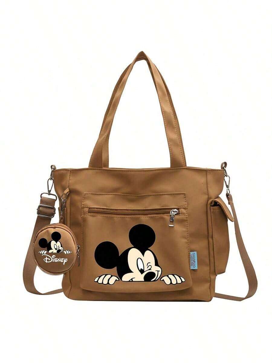 Women's Mickey Mouse Tote Bag - Multiple Styles, Large Capacity Shoulder Bag, Versatile Handbag & Crossbody Bag For Carnival And Easter - Multicolor - View 1