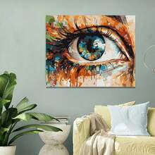 1 طقم DIY لوحة زيتية رقمية، طقم لوحة زيتية فنية لديكور غرفة النوم وزخرفة جدار الفن، طريقة رسم بسيطة وممتعة، لا يتطلب أساس الرسم، حقق حلم الرسام الخاص بك، انغمس في عالم الألوان، كل لمسة هي تعبير عن الذات، أضف الرومانسية إلى الحياة، أفضل هدية للعائلة والأصدقاء، 40*50سم - بني - مشاهدة 5