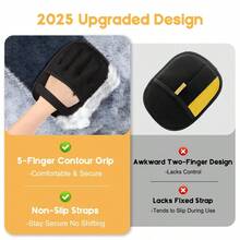 Brosse magique pour enlever les poils d'animaux, gants électrostatiques améliorés à cinq doigts pour enlever les poils d'animaux, outil d'enlèvement des poils de chat et de chien pour canapé, meubles, vêtements, outil d'enlèvement des fourrures d'animaux