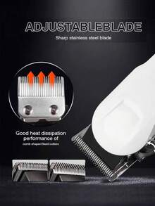 Hair Trimmer & Clipper Blades & Accessories - White - View 6