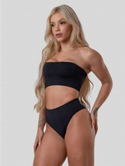 Biquini Hot Pants Moda Praia Tomara Que Caia Piscina Verão Roupa de Banho Confortavel