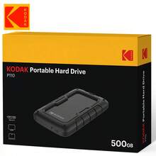 Kodak 柯达 P110 2.5 英寸硬盘 1TB 便携式固态硬盘 2TB 硬盘 5Gbps USB3.0 高速硬盘 兼容 PS5 PS4 笔记本电脑台式机 - 黑色 - 查看 6