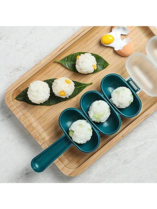 1pc Rice Ball Shaker, DIY Rice Ball Shaker, Lunch Making Mold, Rice Ball Mold, Creative Rice Ball Mold, Sushi Mold Maker, Kitchen Tool, Christmas Party Supplies Kitchen Accessory