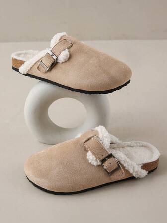 Women's Spring New Round Toe Thick Sole Comfortable Slip-On Casual Fashion Mules