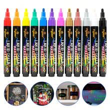8 Colori Pennarelli a Gesso Punta Fine - Lavabili, Multi-Superficie, Penne Artistiche Vibranti Adatte per Lavagne, Vetro e Altro, Ideali per Forniture Scolastiche e la Stagione del Ritorno a Scuola - Specifiche multiple - Visualizzare 14