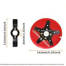 Dual-Mode Weeding Disc For Wet And Dry Fields | Terraced Rice Seedling Protection Tool (Stone-Proof Titanium Steel Blade) | 360° Anti-Entanglement Agricultural System | Quick-Release Brush Cutter Accessories | No-Damage Cutting Kit