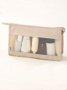 7 pièces/set + 1 pièce Grand sac de rangement de voyage, sacs de rangement étanches et portables, convient pour les voyages, les dortoirs, l'école, les vacances, avec sac à chaussures, sac à sous-vêtements, sac à chaussettes, sac à linge