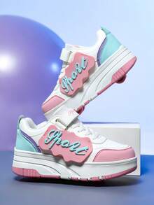 青少年四轮可拆卸轮滑鞋，轮滑和滑板两用，稳定性强，男女皆宜，时尚休闲轮滑鞋