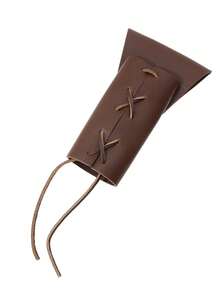 Multi-Piece Set Vintage Street Style Viking Belt, Leather Pouch, Arm Cuff Accessories, Viking Costume Leather Wristband, Scabbard, Retro Pouch, Suitable For Men And Women Old Money Vintage Autumn/Fall Urban Outfit Classic Christmas Winter Fashion Daily Men Boyfriend Gift